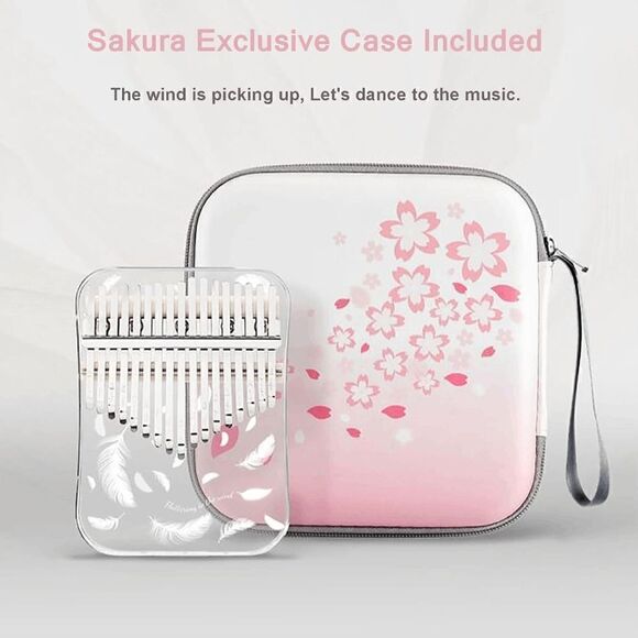 Kalimba 17 Note Keys Thumb Piano Clear Star Moon Transparent Finger Piano - Picture 6 of 6